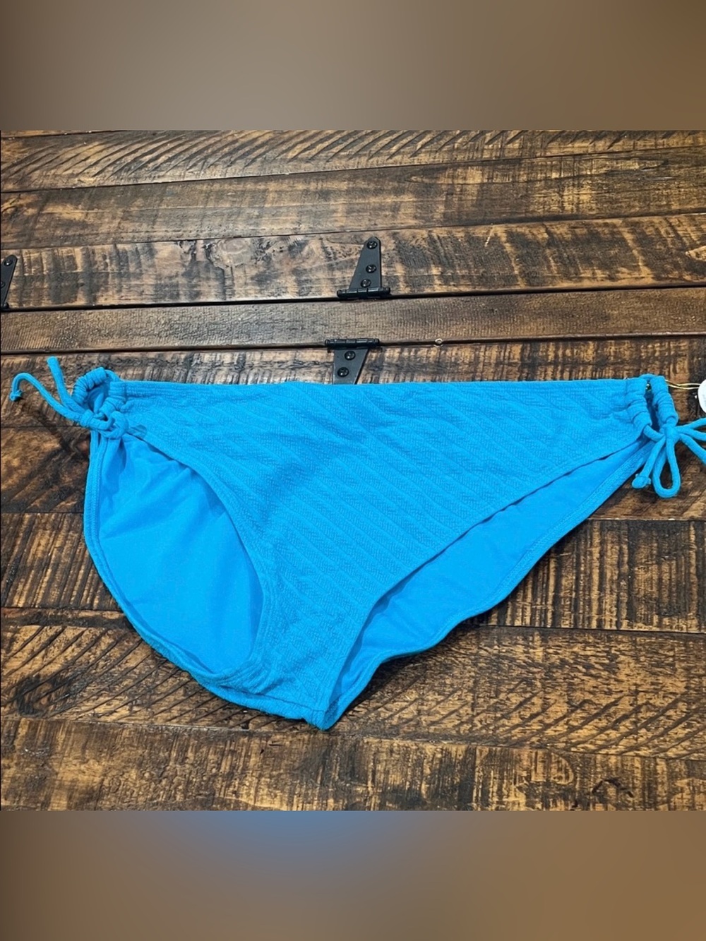 Blue Women's Swim Bottom tie sides